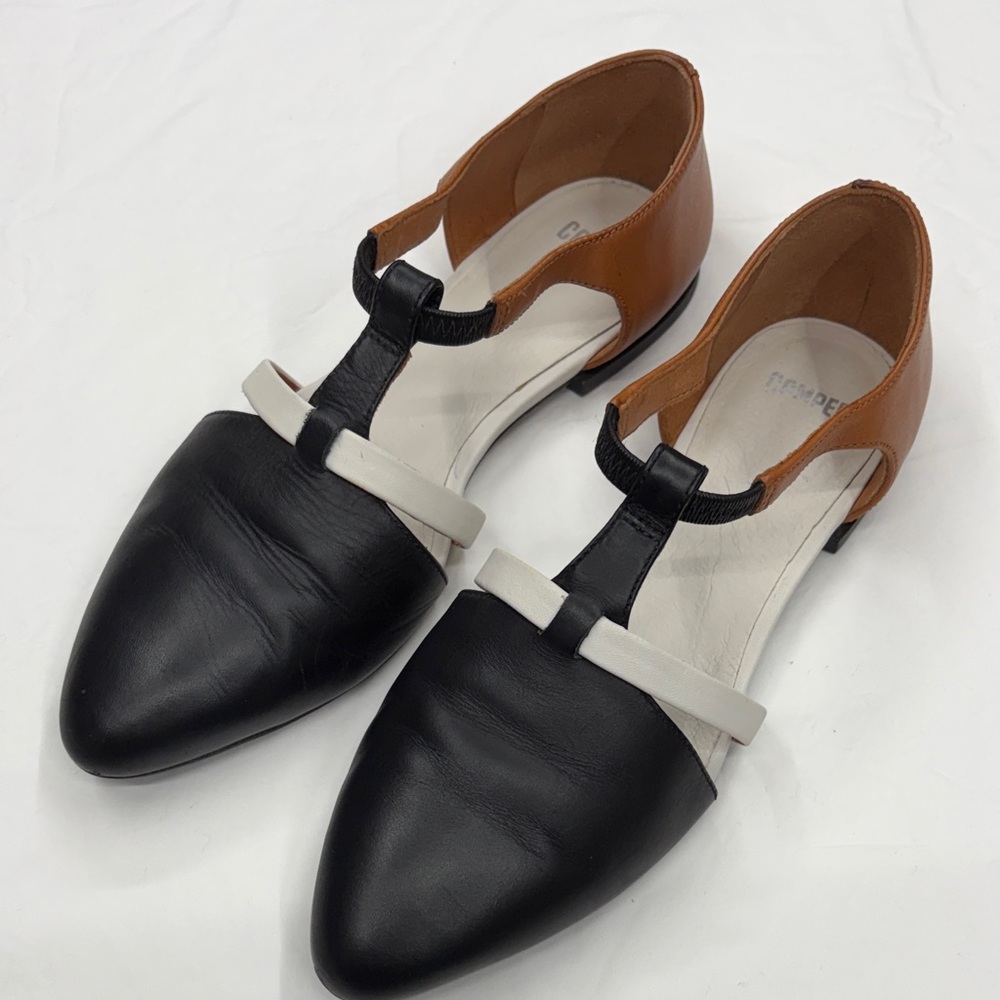 Camper Black and Brown Women's Shoes